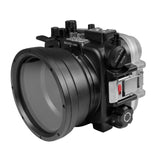 Salted Line Waterproof housing for Sony RX1xx series with Aluminium Pistol Grip & 6" Optical Glass Dry Dome Port