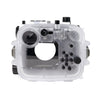 Salted Line Waterproof housing for Sony RX1xx series with Aluminium Pistol Grip & 6" Optical Glass Dry Dome Port (White)