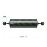 10"/25.4cm D60mm Carbon Fiber Underwater Float Arm for Video Light/Strobe mounting