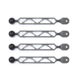 4 x 8"/20.5cm Aluminium one inch ball & YS head arm