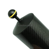 10"/25.4cm D80mm Carbon Fiber Underwater Float Arm for Video Light/Strobe mounting