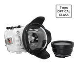 Salted Line underwater housing for Sony A6xxx series with 6" Optical Glass Dry dome port (White) / GEN 3