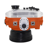 SeaFrogs UW housing for Sony A6xxx series Salted Line with 6" Dry dome port (Orange) / GEN 3