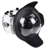 Sony A1 Salted Line series 40m/130ft waterproof camera housing with 8" Dome port V.8. White