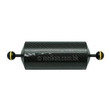 10"/25.4cm D80mm Carbon Fiber Underwater Float Arm for Video Light/Strobe mounting