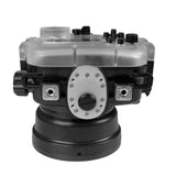 Salted Line Waterproof housing for Sony RX1xx series with 6" Optical Glass Dry Dome Port (Black)