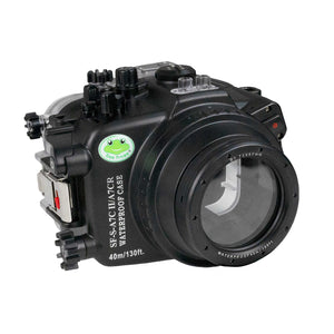 Sea Frogs Sony  A7CII / A7CR 40M/130FT Waterproof housing (with Standard port ) FE28-60mm Zoom gear included.