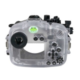 Sea Frogs Sony A7СII / A7CR 40M/130FT Underwater camera housing with 6" optical Glass Flat Long Port for Sony FE24-70 F2.8 GM II (zoom gear included).