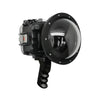 Salted Line waterproof housing for Sony A6xxx series with Aluminium Pistol Grip & 6" Dry dome port - Surfing photography edition / GEN 3