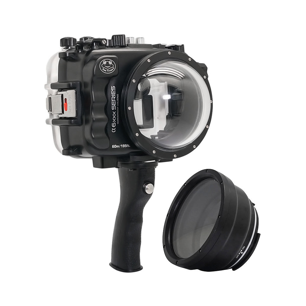 surfing housing for Sony A6xxx series Salted Line with pistol grip