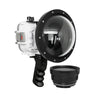 Salted Line Waterproof housing for Sony RX1xx series with Aluminium Pistol Grip & 6" Dry Dome Port - Surf (White)