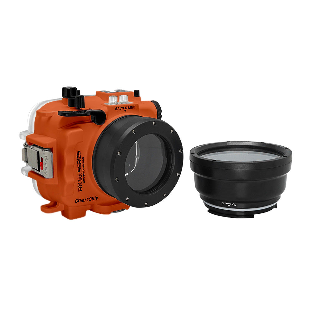 60M/195FT Waterproof housing Sony RX1xx series Salted Line with
