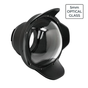 6" Optical Glass Dry Dome Port for SeaFrogs UW Housings V.10 / Sony FE16-35 F2.8 GM II zoom gear kit.