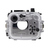 Salted Line Waterproof housing for Sony RX1xx series with 6" Optical Glass Dry Dome Port (Black)