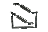 Salted Line Adjustable Full Aluminium tray with arms and clamps bundle