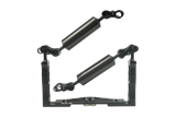 Salted Line Adjustable Full Aluminium tray with arms and clamps bundle
