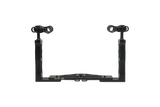 Salted Line Adjustable Full Aluminium Tray with two 1" Ball Clamps Bundle.