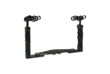 Salted Line Adjustable Full Aluminium Tray with two 1" Ball Clamps Bundle.