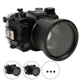 [a6700-fp90l4] Sea Frogs Salted Line Underwater Camera Housing for Sony A6700 with 4'' Glass Flat Port
