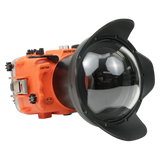 [a6700-v2-dp90g6] Salted Line Sea Frogs Underwater Camera Housing for Sony A6700 with V2 Dome Port