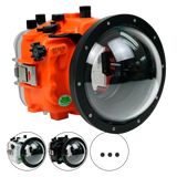 [a7iii-a7riii-v7-dp90a6s] Sea Frogs Salted Line Underwater Camera Housing for Sony A7III/A7RIII with V7 Dome Port