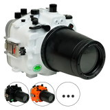 [a7iv-fp90l67] Salted Line Sea Frogs Underwater Camera Housing for Sony A7IV with 67mm Thread Glass Flat Port