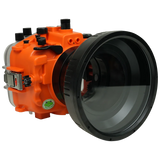 [a7iv-fp90m6m] Salted Line Sea Frogs Underwater Camera Housing for Sony A7IV with 6'' Glass Flat Port