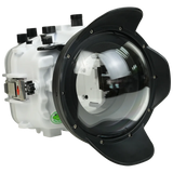 [a7iv-v1-dp90a6] Salted Line Sea Frogs Underwater Camera Housing for Sony A7IV with V1 Dome Port