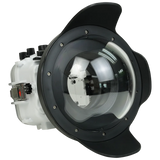 [a7iv-v1-dp90g8] Salted Line Sea Frogs Underwater Camera Housing for Sony A7IV with V1 Dome Port