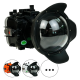[a7iv-v2-dp90a6] Salted Line Sea Frogs Underwater Camera Housing for Sony A7IV with V2 Dome Port