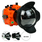 [a7iv-v2-dp90a6] Salted Line Sea Frogs Underwater Camera Housing for Sony A7IV with V2 Dome Port