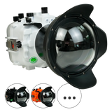 [a7iv-v2-dp90a6] Salted Line Sea Frogs Underwater Camera Housing for Sony A7IV with V2 Dome Port