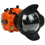[a7iv-v2-dp90a6] Salted Line Sea Frogs Underwater Camera Housing for Sony A7IV with V2 Dome Port