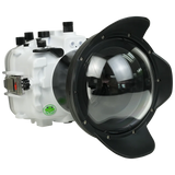 [a7iv-v2-dp90a6] Salted Line Sea Frogs Underwater Camera Housing for Sony A7IV with V2 Dome Port