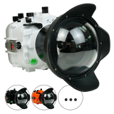 [a7iv-v2-dp90a6s] Salted Line Sea Frogs Underwater Camera Housing for Sony A7IV with V2 Dome Port