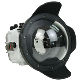 [a7iv-v7-dp90g8] Salted Line Sea Frogs Underwater Camera Housing for Sony A7IV with V7 Dome Port