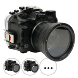 [a7rv-a7v-fp90l4] Salted Line Sea Frogs Underwater Camera Housing for Sony A7RV/A7V with 4'' Glass Flat Port