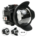 [a7rv-a7v-v1-dp90a6] Salted Line Sea Frogs Underwater Camera Housing for Sony A7RV/A7V with V1 Dome Port