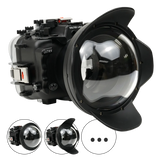 [a7rv-a7v-v10-dp90a6] Salted Line Sea Frogs Underwater Camera Housing for Sony A7RV/A7V with V10 Dome Port
