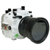 [a7siii-fp90l4] Sea Frogs Salted Line Underwater Camera Housing for Sony A7SIII with 4'' Glass Flat Port