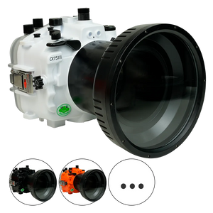 [a7siii-fp90l6] Sea Frogs Salted Line Underwater Camera Housing for Sony A7SIII with 6'' Glass Flat Port