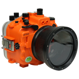 [a7siii-fp90s4] Sea Frogs Salted Line Underwater Camera Housing for Sony A7SIII with 4'' Glass Flat Port