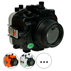[a7siii-fp90s67] Sea Frogs Salted Line Underwater Camera Housing for Sony A7SIII with 67mm Thread Glass Flat Port
