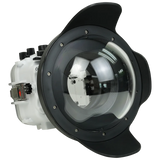 [a7siii-v1-dp90g8] Sea Frogs Salted Line Underwater Camera Housing for Sony A7SIII with V1 Dome Port