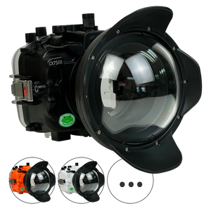 [a7siii-v10-dp90a6] Sea Frogs Salted Line Underwater Camera Housing for Sony A7SIII with V10 Dome Port