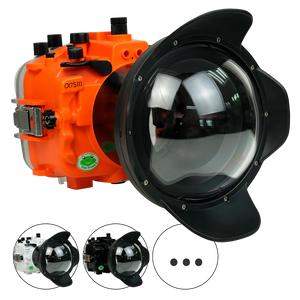 [a7siii-v2-dp90a6] Sea Frogs Salted Line Underwater Camera Housing for Sony A7SIII with V2 Dome Port