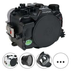 [fx3-fx30] Sea Frogs Salted Line Underwater Camera Housing for Sony FX3/FX30 with HDMI 2.0 Support