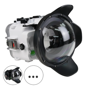 [fx3-fx30-v1-dp90a6] Sea Frogs Salted Line Underwater Camera Housing for Sony FX3/FX30 with HDMI 2.0 Support with V1 Dome Port