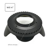 [sfdp67a4ww0] Sea Frogs Wide Angle Correctional Wet W0 4" Acrylic Dome Ports (67mm Round Adapter) for Underwater Camera Housings