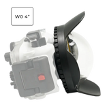 [sfdp67a4ww0] Sea Frogs Wide Angle Correctional Wet W0 4" Acrylic Dome Ports (67mm Round Adapter) for Underwater Camera Housings